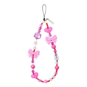 Fuchsia Bow Chain
