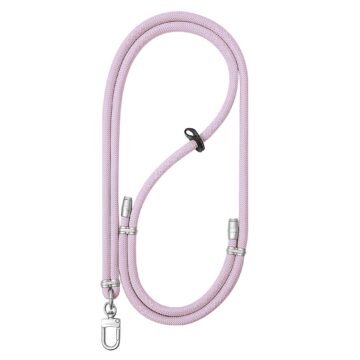 Violet/silver lanyard