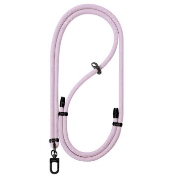 Violet/black lanyard