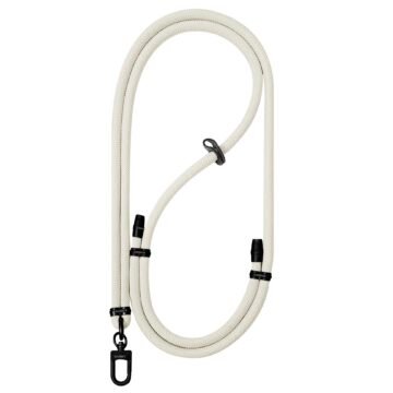 Ivory/black lanyard