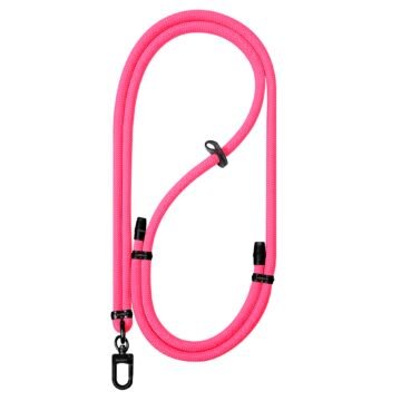 Pink/black lanyard
