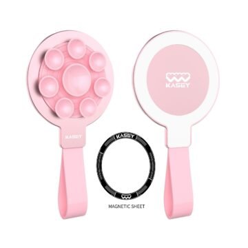 Pink magsafe metal suction cup